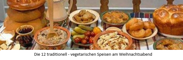 12 Speisen mit Untertitel