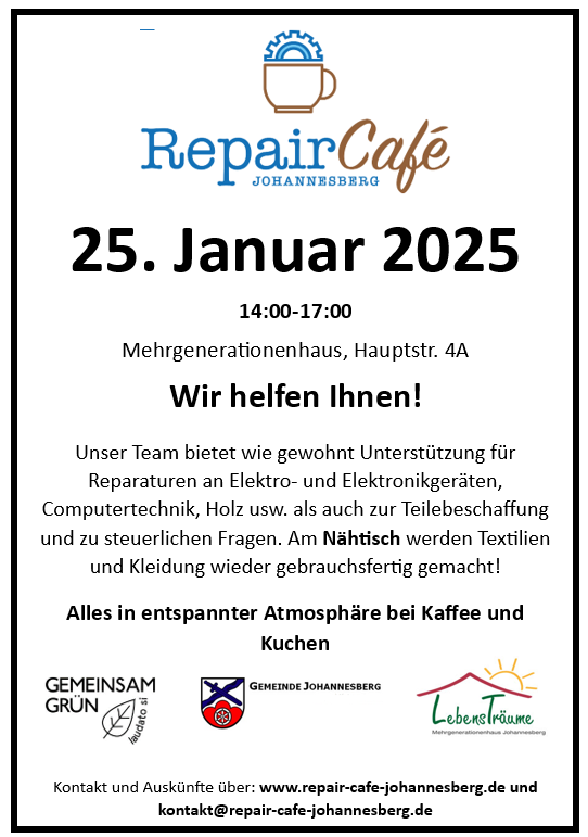 2025 01 25 RepairCafe