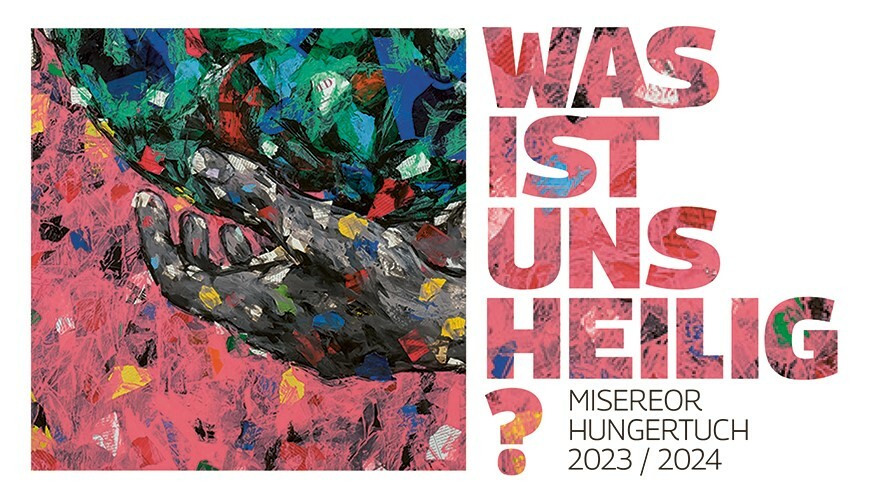 Das Misereor-Hungertuch 2023 „Was ist uns heilig?“ von Emeka Udemba © Misereor